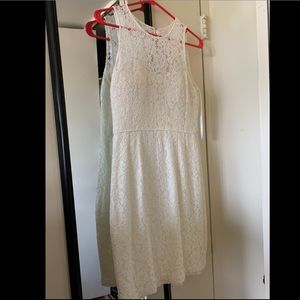 Donna Morgan white bridal dress size 8
